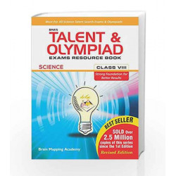 BMA\'s Talent & Olympiad Exams Resource Book for Class - 8 (Science) by Brain Mapping Academy Book-9789382058625