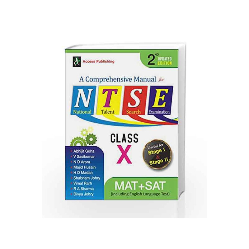 A Comprehensive Manual for NTSE for Class X by Abhijit Guha Book-9789383454396