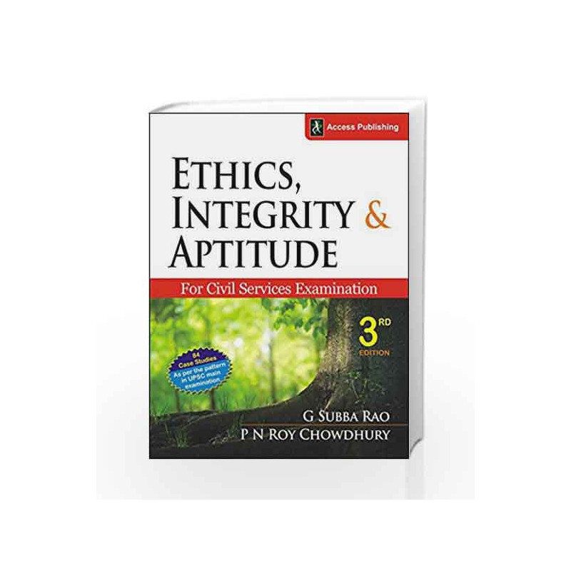 Ethics, Integrity and Aptitude for Civil Services Examination by G. Subba Rao Book-9789383454471