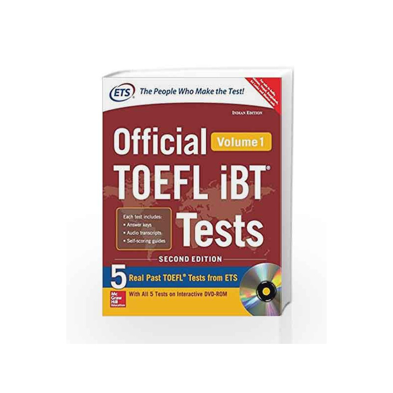 Official TOEFL ibT - Vol. 1 (With DVD) by ETS Book-9789385880193