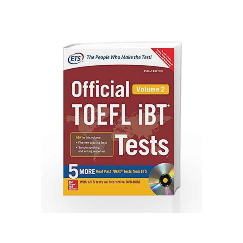 Official Toefl IBT Tests - Vol. 2 (With Dvd) by ETS Book-9789385880209