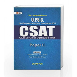 UPSC CSAT Civil Services Aptitude Test Paper-II by Gautam Puri Book-9789386309044