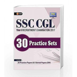 SSC CGL Tier-1 30 Practice Papers by GKP Book-9789386309150