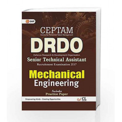 DRDO (CEPTAM) Senior Technical Assistant Mechanical Engineering 2017 by GKP Book-9789386309174