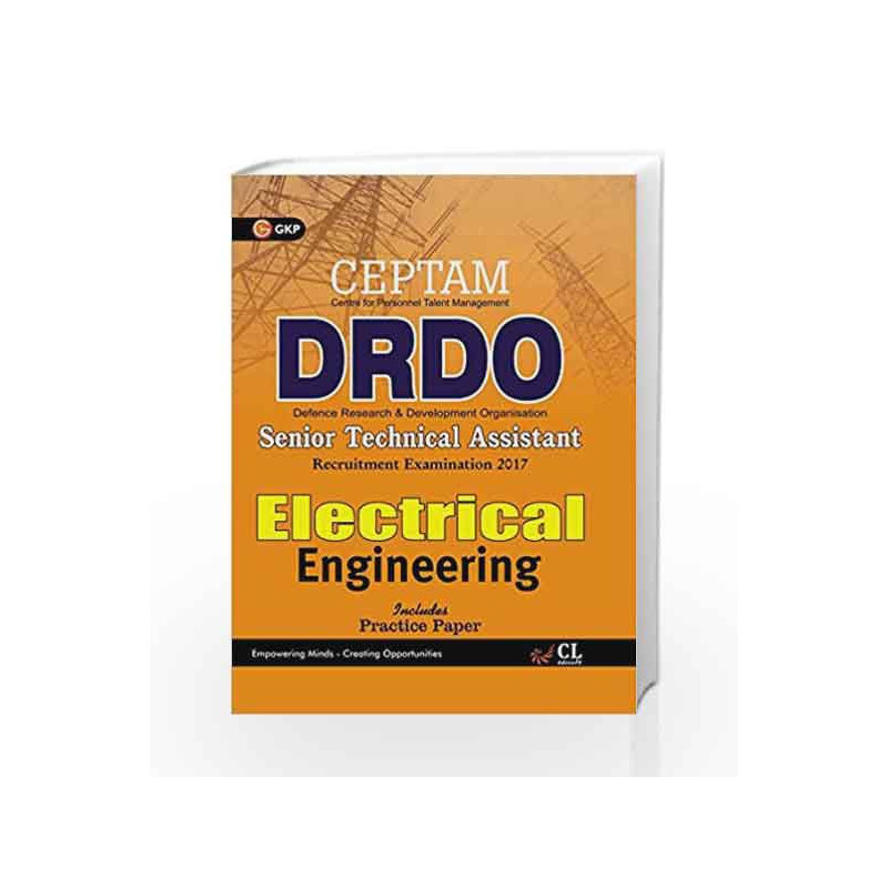 DRDO (CEPTAM) Senior Technical Assistant Electrical Engineering 2017 by GKP Book-9789386309198