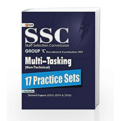 SSC Multi Tasking Group \'C\' 17 Practice Sets Non-Technical 2017 by GKP Book-9789386309341