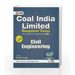 Coal India Limited Management Trainee Civil Engineering 2017 by GKP Book-9789386309389