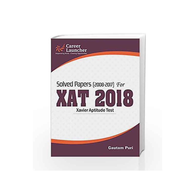 XAT (Solved Papers 2008-2017) 2018 by GKP Book-9789386309617