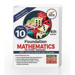 Foundation Mathematics for IIT-JEE/Olympiad for Class 10 by Disha Experts Book-9789386323644
