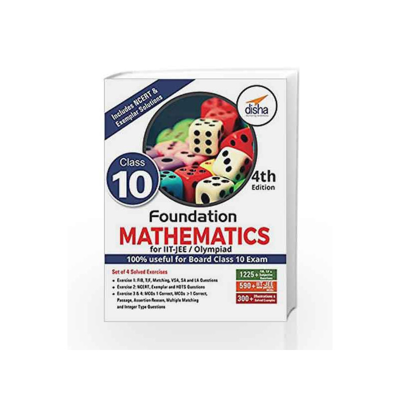 Foundation Mathematics for IIT-JEE/Olympiad for Class 10 by Disha Experts Book-9789386323644