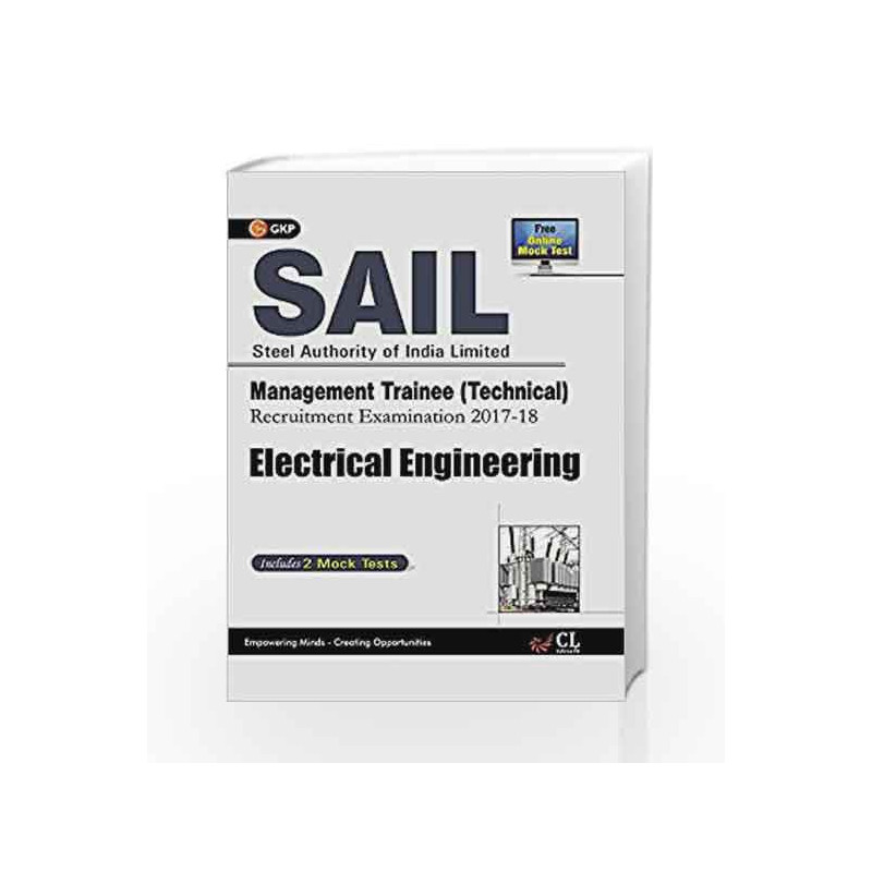 SAIL Electrical Engineering Management Trainee (Technical) 2017-18 by GKP Book-9789386860125
