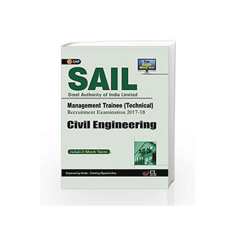 SAIL Civil Engineering Management Trainee (Technical) 2017-18 by GKP Book-9789386860149