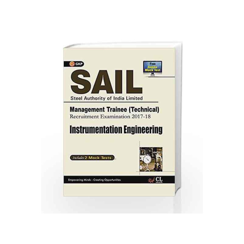 SAIL Instrumentation Engineering Management Trainee (Technical) 2017-18 by GKP Book-9789386860156