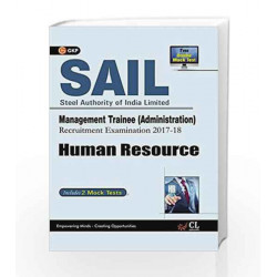 SAIL Human Resource Management Trainee (Administration) 2017-18 by GKP Book-9789386860170