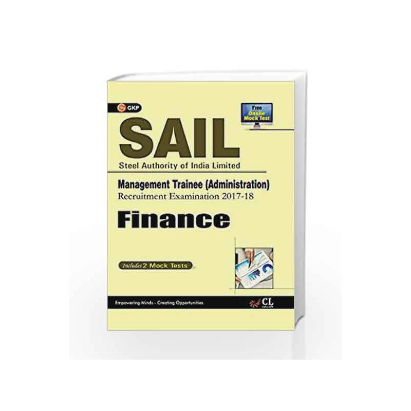 SAIL Finance Management Trainee (Administration) 2017-18 by GKP Book-9789386860187