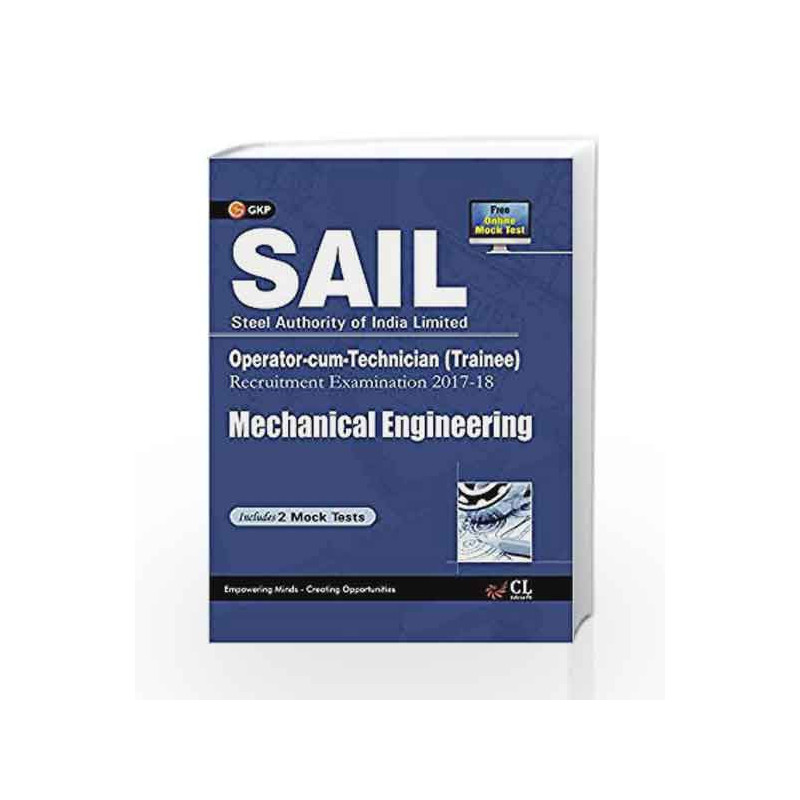 SAIL Mechanical Engineering Operator cum Technician (Trainee) 2017-18 by GKP Book-9789386860217