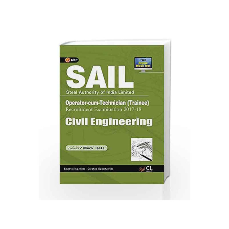 SAIL Civil Engineering Operator cum Technician (Trainee) 2017-18 by GKP Book-9789386860224