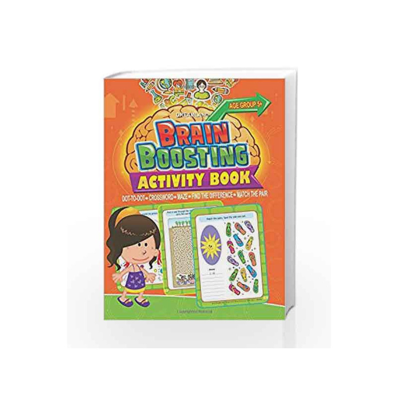 Brain Boosting Activity Book: Match the Pair, Find the Difference, Maze, Crossword, Dot to Dot  (5+ Yrs)