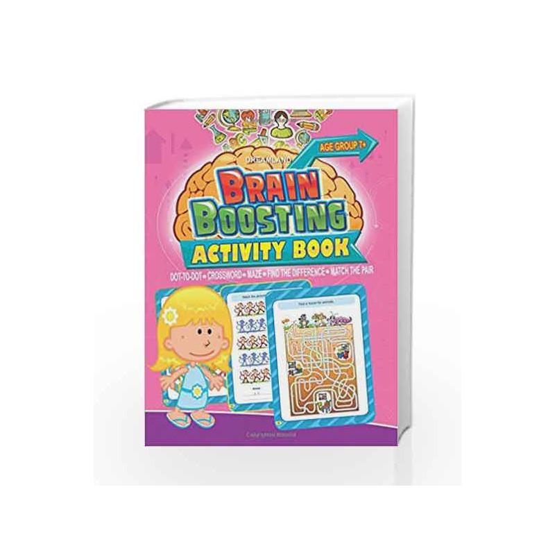 Brain Boosting Activity Book: Match the Pair, Find the Difference, Maze, Crossword, Dot to Dot  (7+ Yrs)