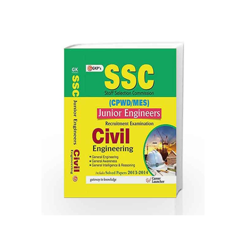 SSC CPWD   MES 2015 Civil Engineering (Junior Engineering Recruitment Exam) by GKP Book 9789351444879