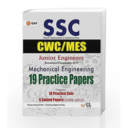 SSC Junior Engineers (CPWD/CWC/MES) Mechanical Engineering 19 Practice Sets & 9 Solved Papers 2008 2015
