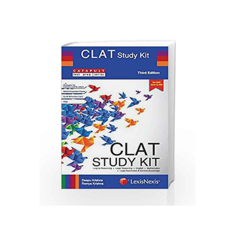 Clat Study Kit ( Legal Reasoning, English, Logical Reasoning, Mathematics And Legal Awareness by Deepu Krishna