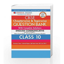 Oswaal English Communicative: Based on CBSE Publication Books for Class 10 by Panel of Experts