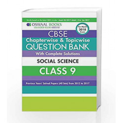 Oswaal CBSE Chapterwise/Topicwise Question Bank for Class 9 Social Science (Mar.2018 Exam) by Panel of Experts Book