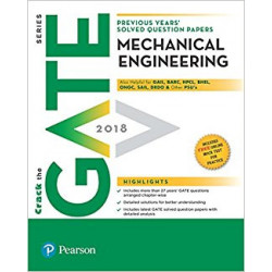 Previous Years Solved Question Papers GATE 2018 Mechanical Engineering by Pearson Education Book-9789332586734