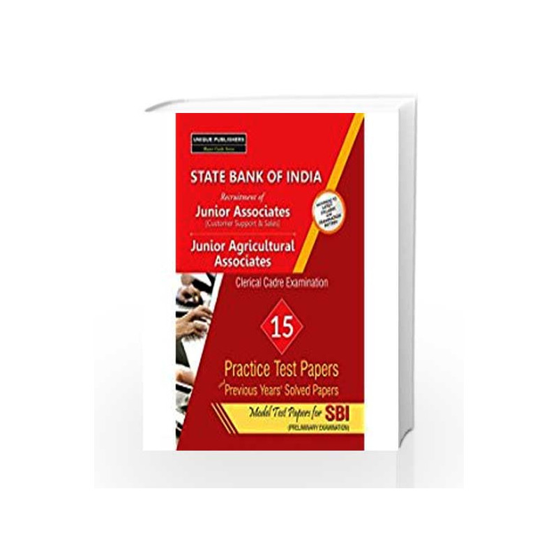 State Bank Of India Clerical Examinations Practice Papers 2016-17 (18.82) by unique  Book