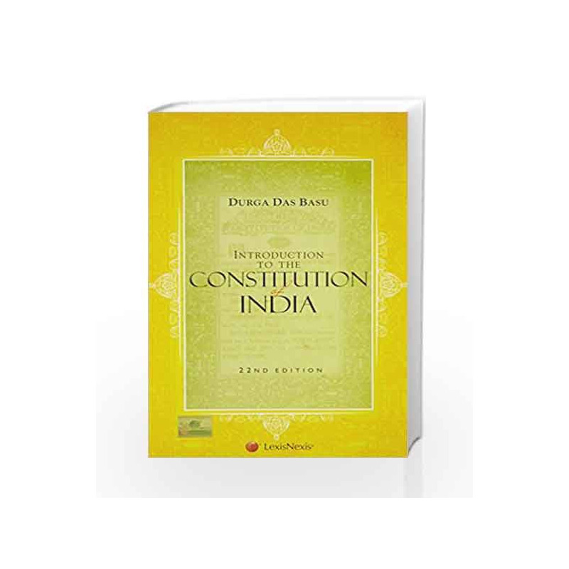 Introduction To The Constitution Of India by D.D. Basu Book-9789351434467