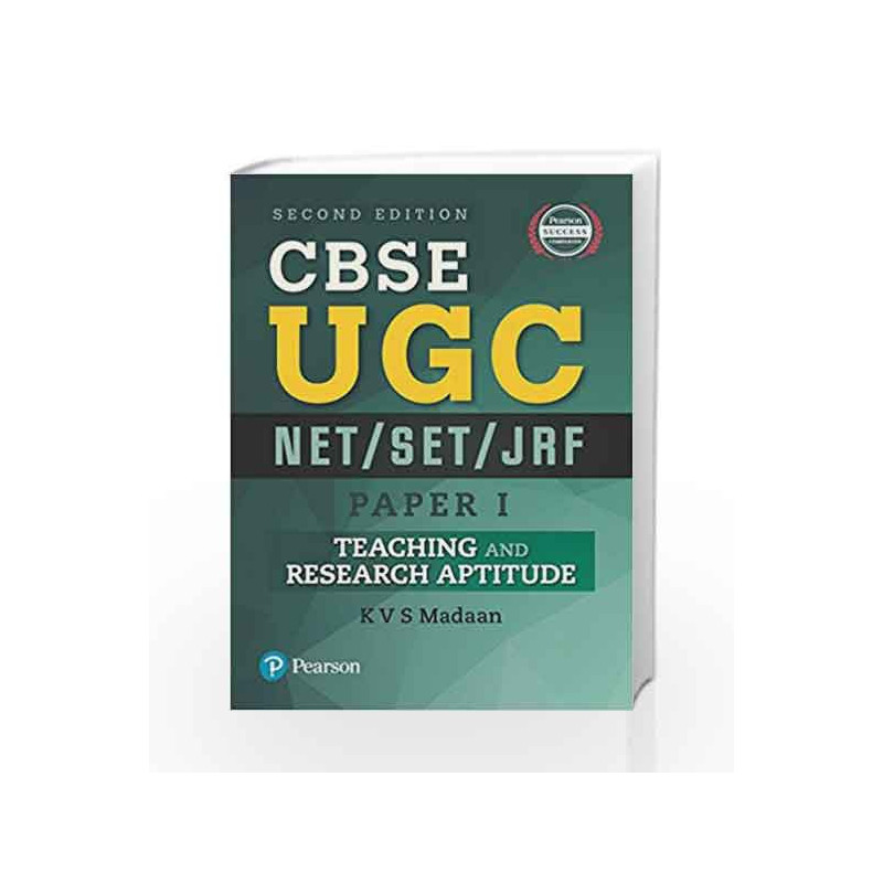 CBSE UGC NET/SET/JRF - Paper 1: Teaching and Research Aptitude by  Book-9789332551732