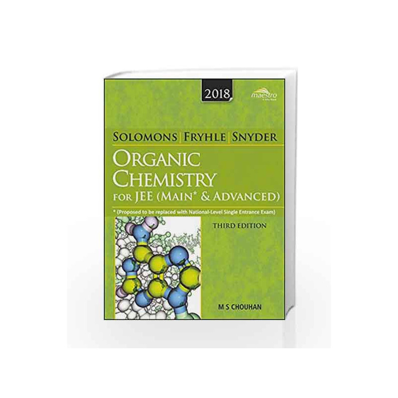 Wiley's Solomons, Fryhle & Snyder Organic Chemistry for JEE (Main & Advanced) by  Book-9788126560653