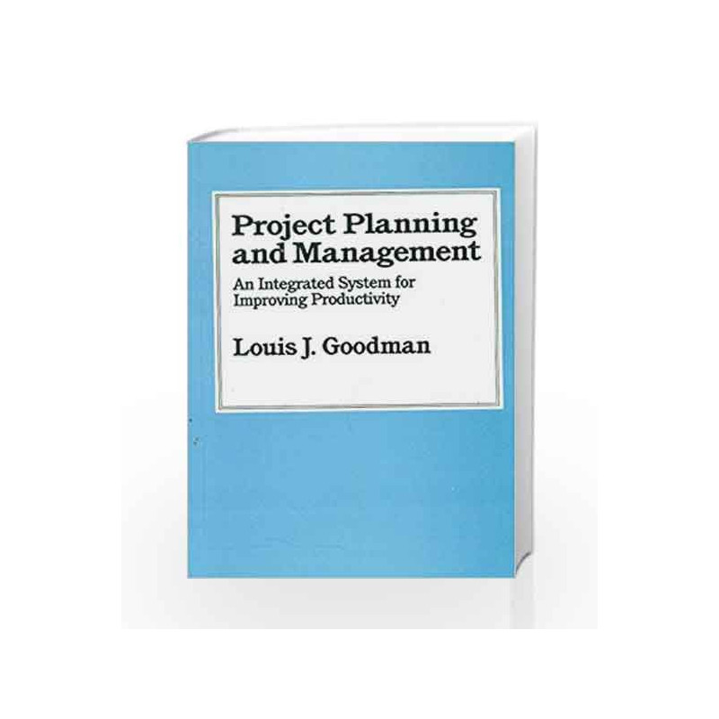 Project Planning and Management by L J Goodman Book-9788123904733