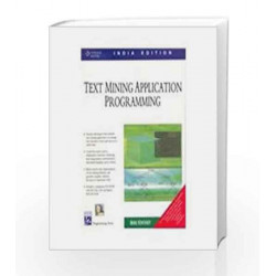 Text Mining Application Programming with CD by KONCHADY Book-9788131502471