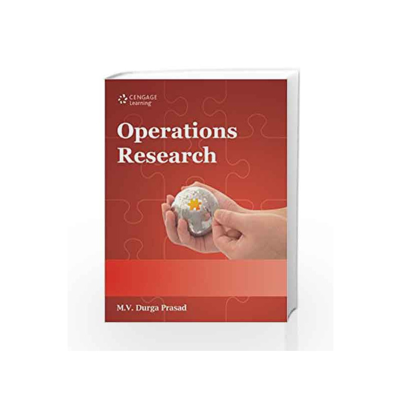 Operations Research by M.V. Durga Prasad Book-9788131516256