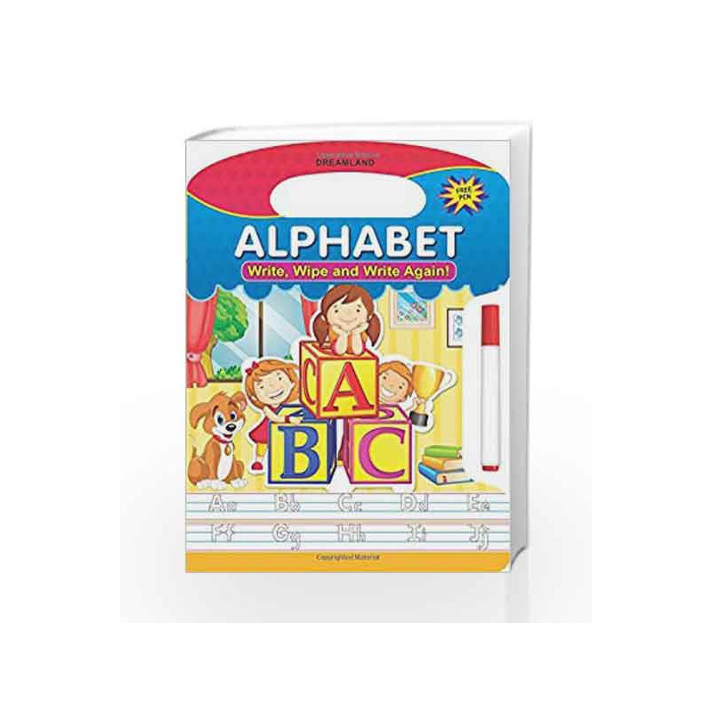 Write, Wipe and Write Again - Alphabets by Dreamland Publications Book-9789350896556