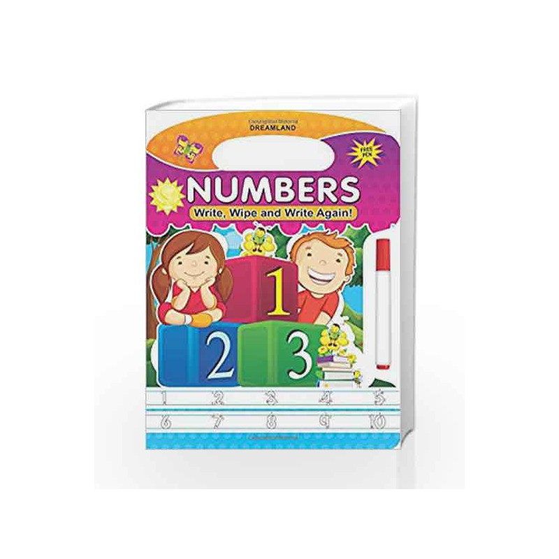 Write, Wipe and Write Again - Numbers by Dreamland Publications Book-9789350896563