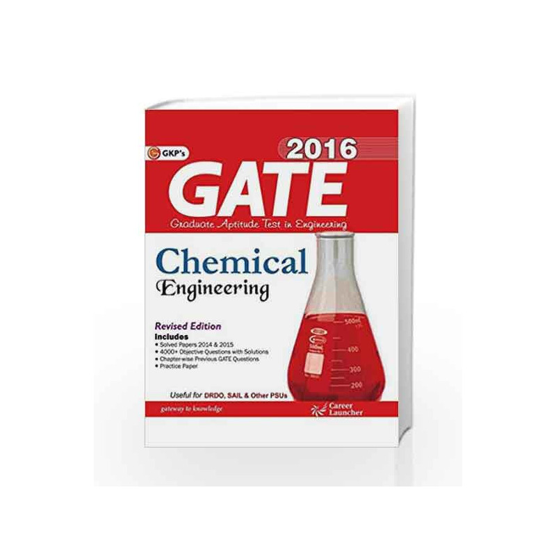 Gate Guide Chemical Engineering 2016 by GKP Book-9789351444985