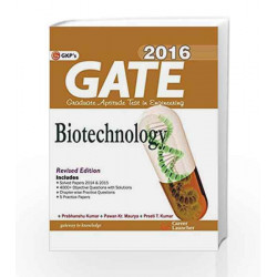 GATE Guide Biotechnology 2016 by GKP Book-9789351445036