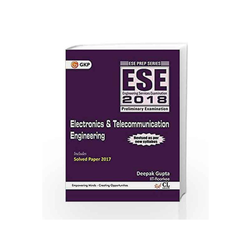 UPSC ESE 2018 Electronics & Telecommunication Engineering by GKP Book-9789386309549