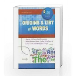 Origins & List of Words by GKP Book-9788183554336