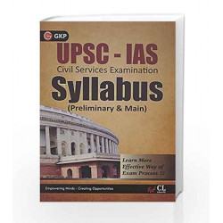 UPSC- IAS Syllabus(Preliminary and Main) by GKP Book-9789351440727