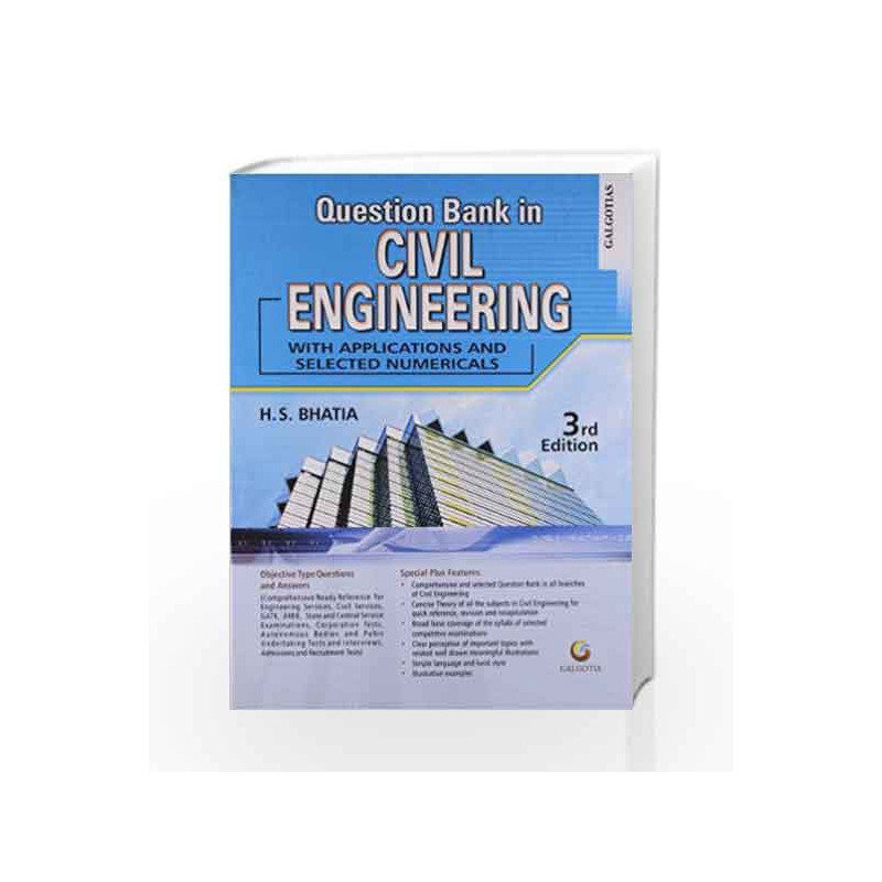 Qustion Bank in Civil Engineering by H S Bhatia Book-9788175150218