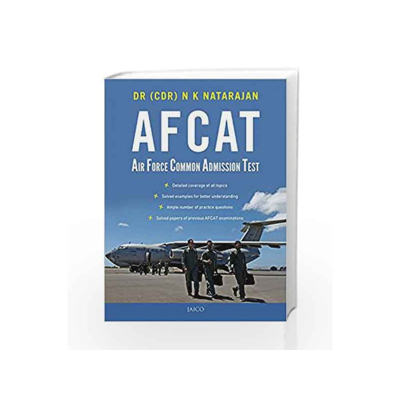 Afcat: Air Force Common Admission Test by Dr. N.K. Natarajan Book-9788184956658