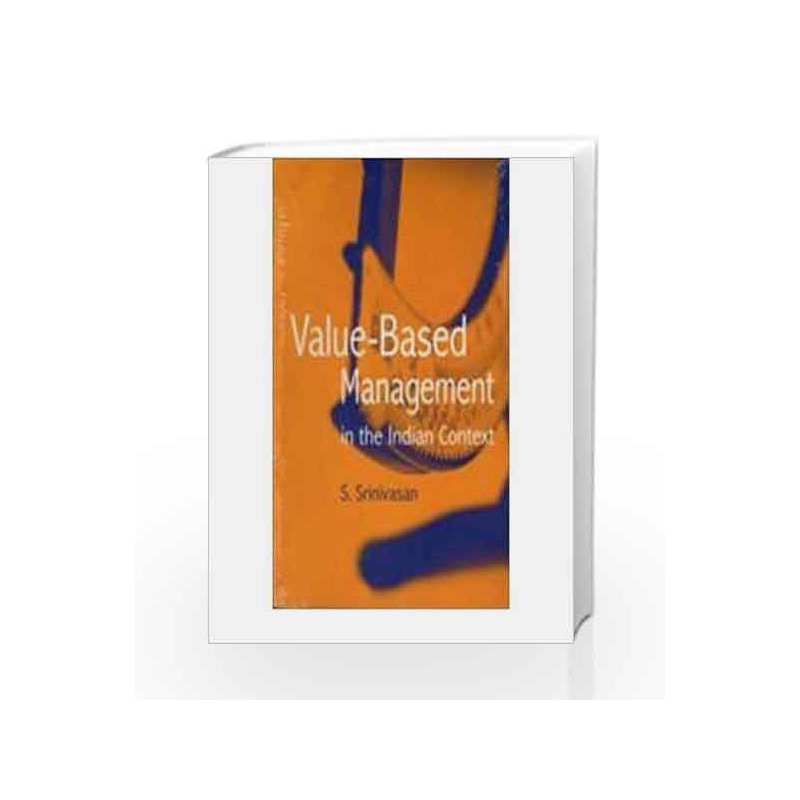 Value-Based Management by Dr. S. Srinivasan Book-9788179925140