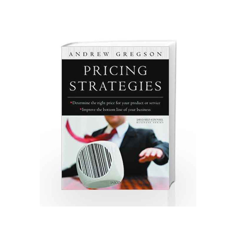 Pricing Strategies by Andrew Gregson Book-9788184950366