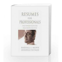 Resumes for Professionals by Marshall A. Brown Book-9788179925423