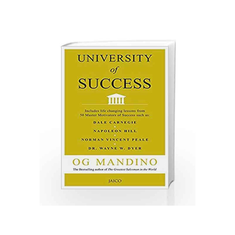 University of Success by OG MANDINO Book-9788184957631