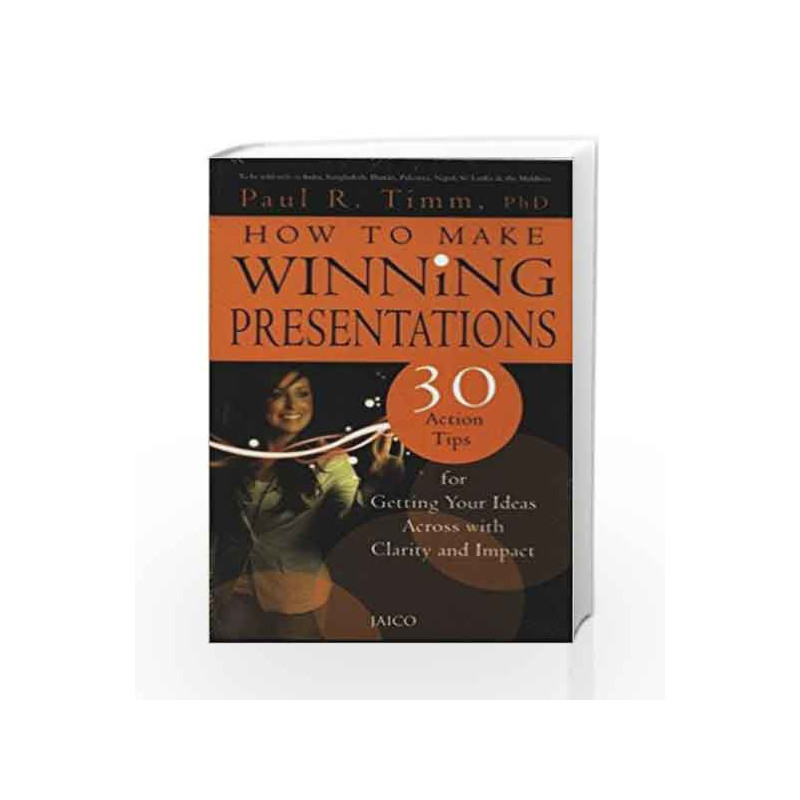 How to Make Winning Presentations by TIMM Book-9788172249250
